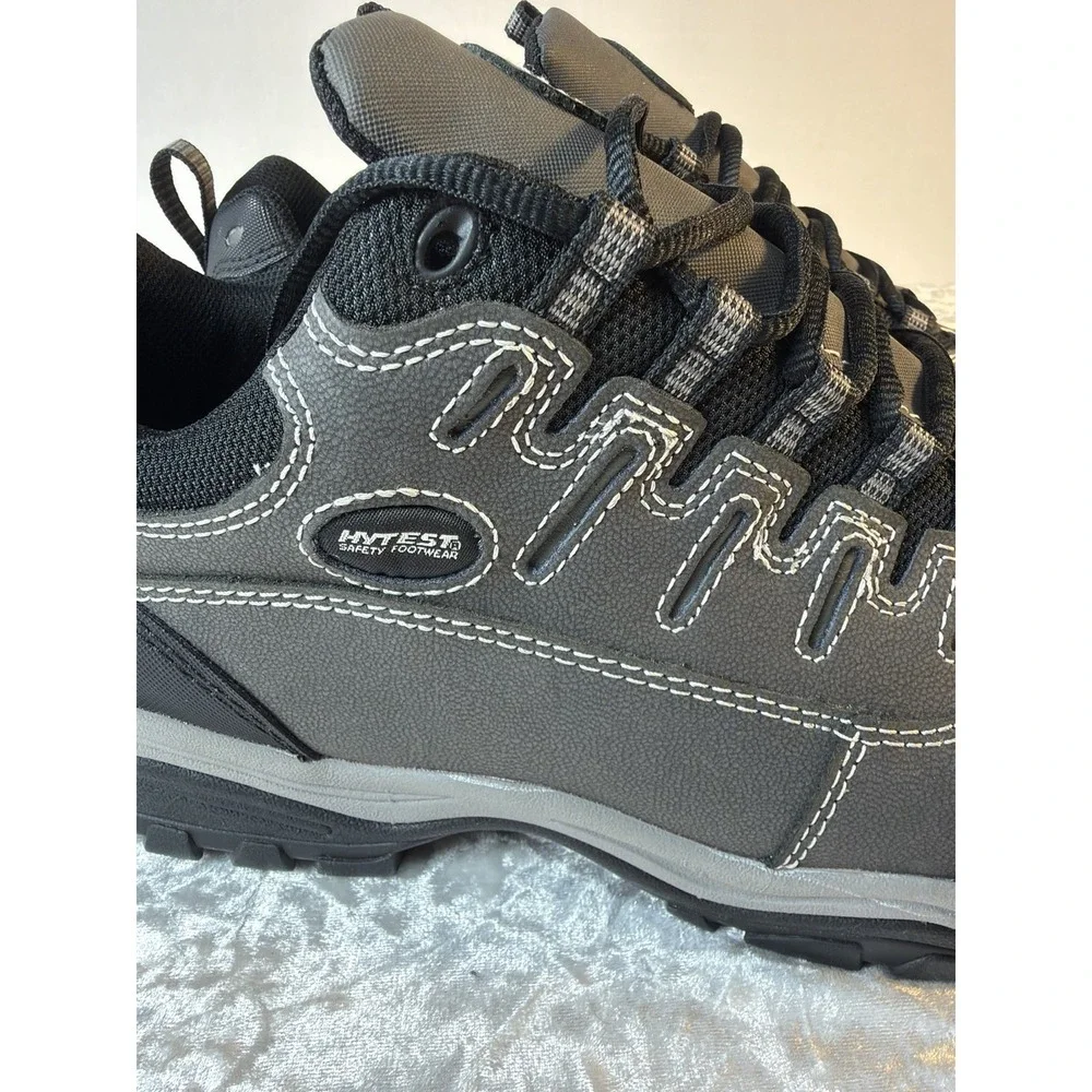 HyTest Safety Shoes 14W‎ Steel Toe ASTM F2413-18 SD10 Slip Resistant Work Shoe